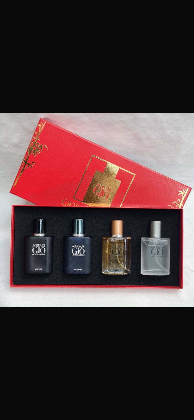 Armani Box “ 4 mini perfumes”