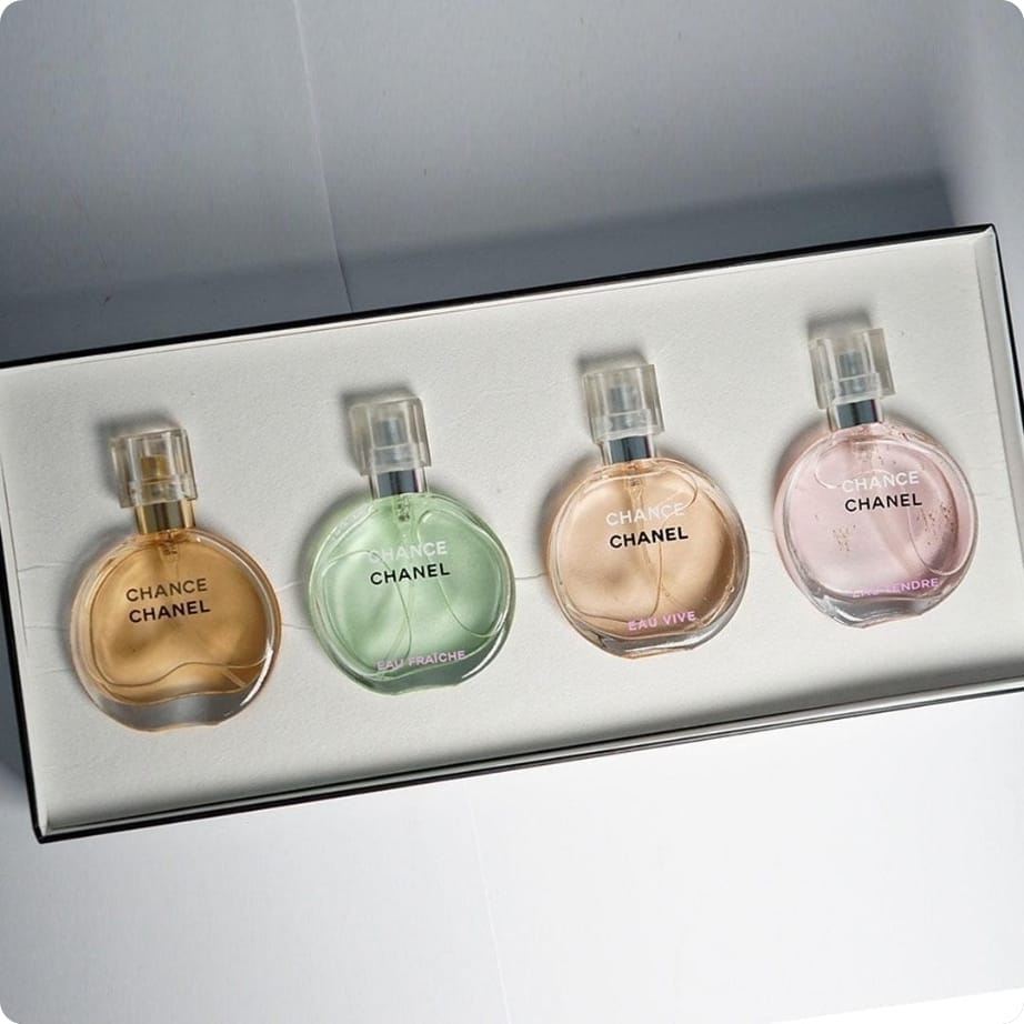 Chanel Box “ 4 mini perfumes “