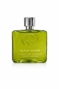 A Gucci Guilty Elixir de Parfum Pour Homme fragrance bottle